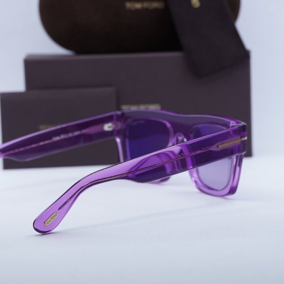 Tom Ford FT0711 81Y Fausto Square Sunglasses - Violet main image 9